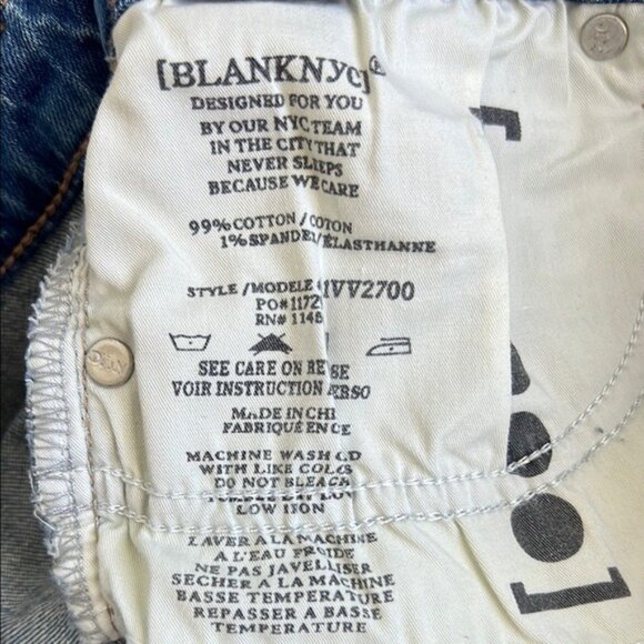 NWT Blank NYC The Baxter Ribcage Straight Leg Jeans - 28 - Picture 5 of 10